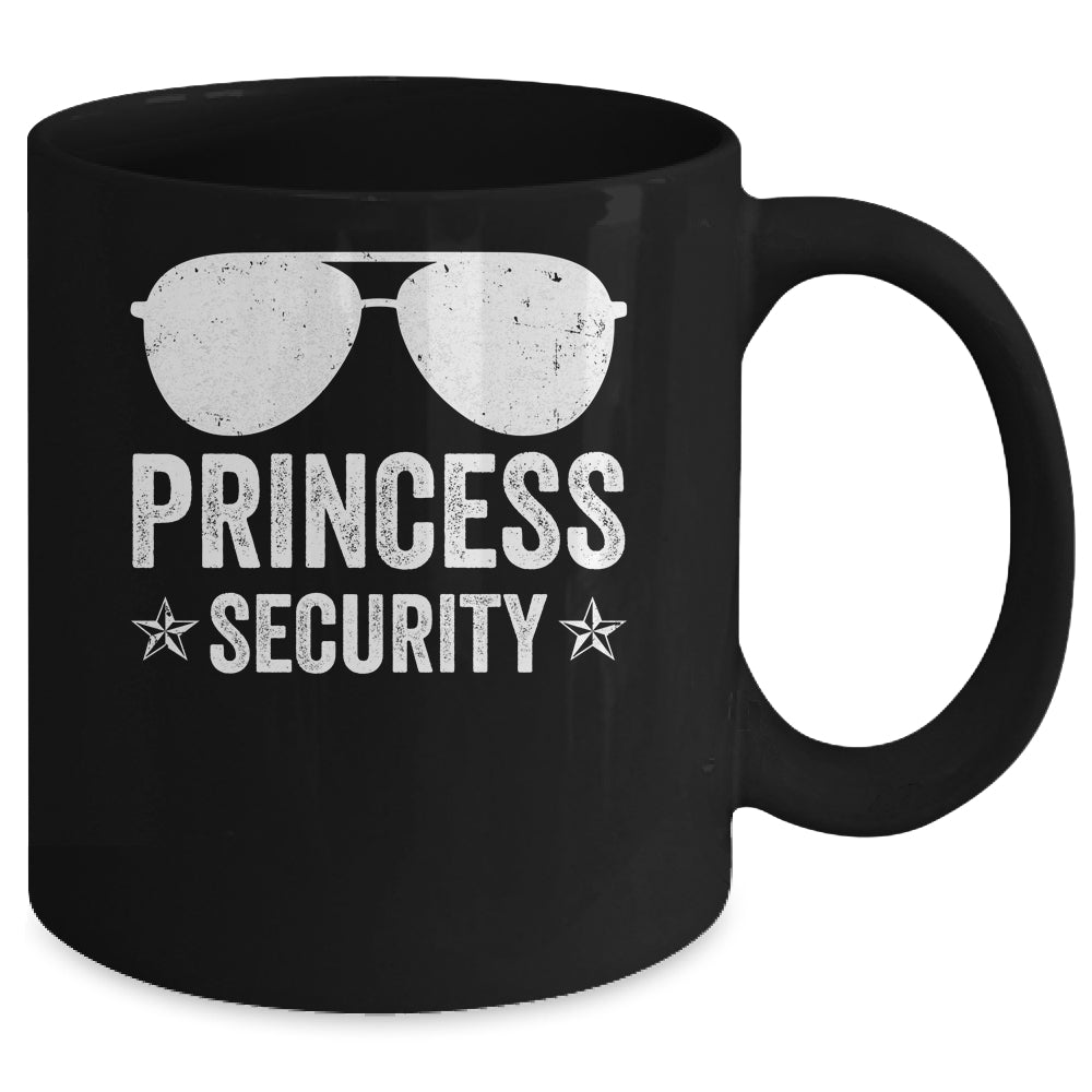 Princess Security Boys Big Brother Vintage Birthday Dad Mom Mug | siriusteestore