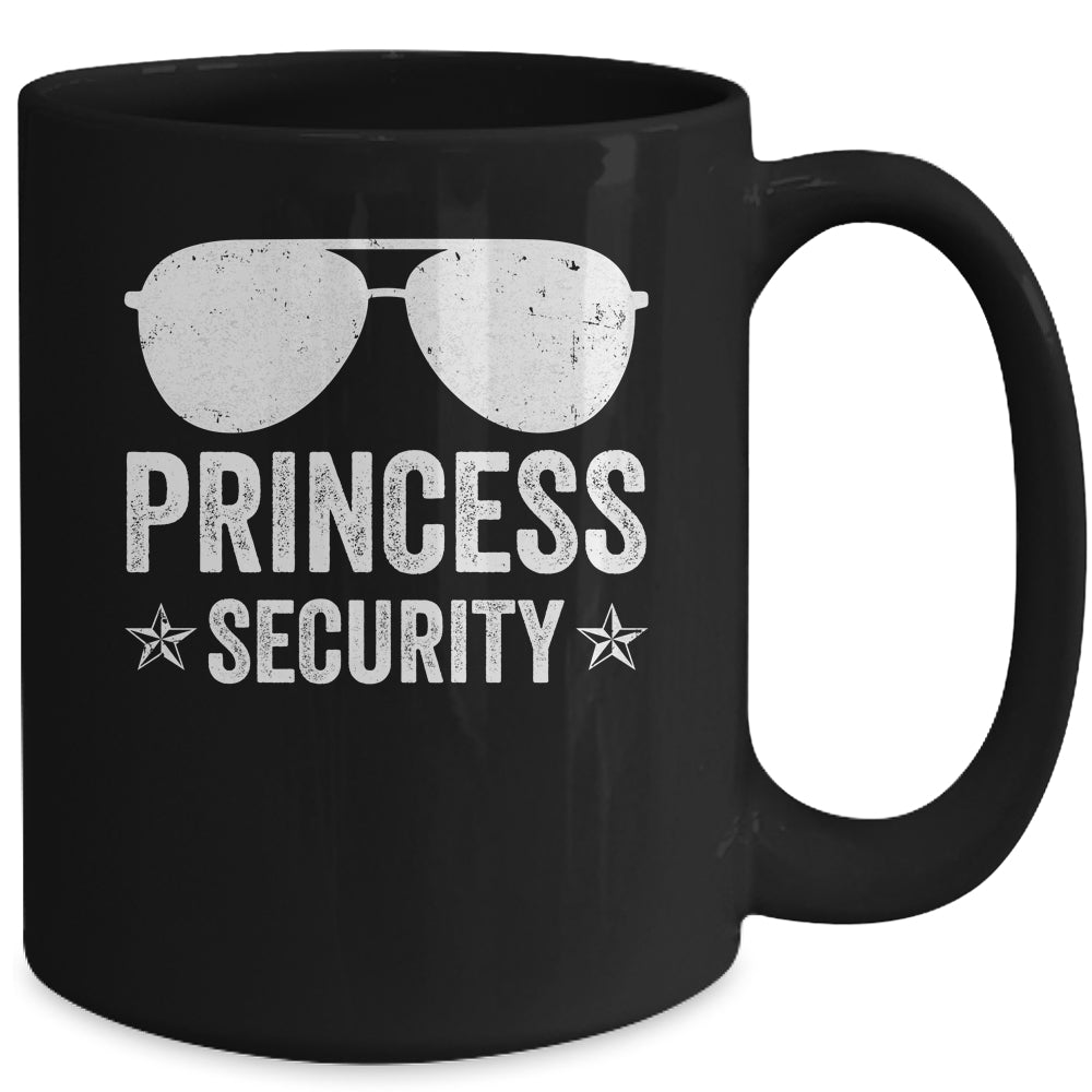Princess Security Boys Big Brother Vintage Birthday Dad Mom Mug | siriusteestore