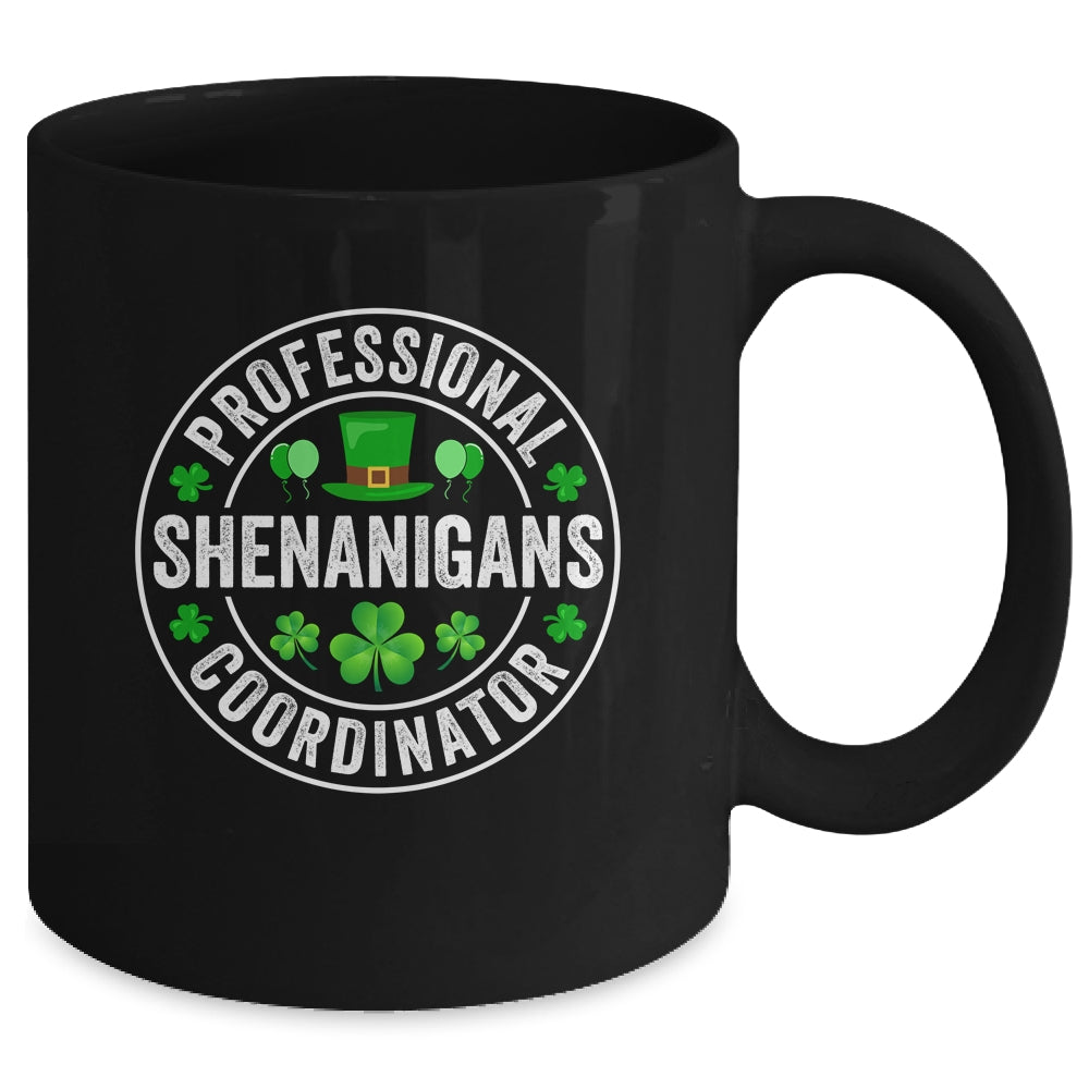 Professional Shenanigans Coordinator St Patricks Day Irish Mug | siriusteestore