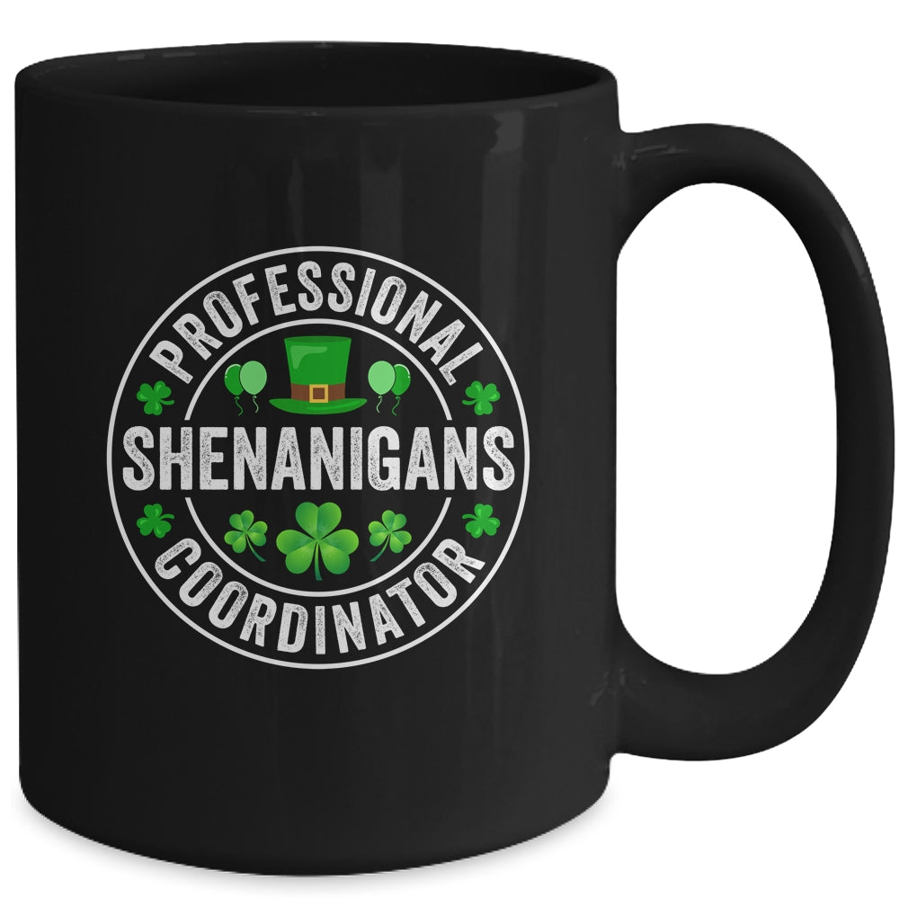 Professional Shenanigans Coordinator St Patricks Day Irish Mug | siriusteestore