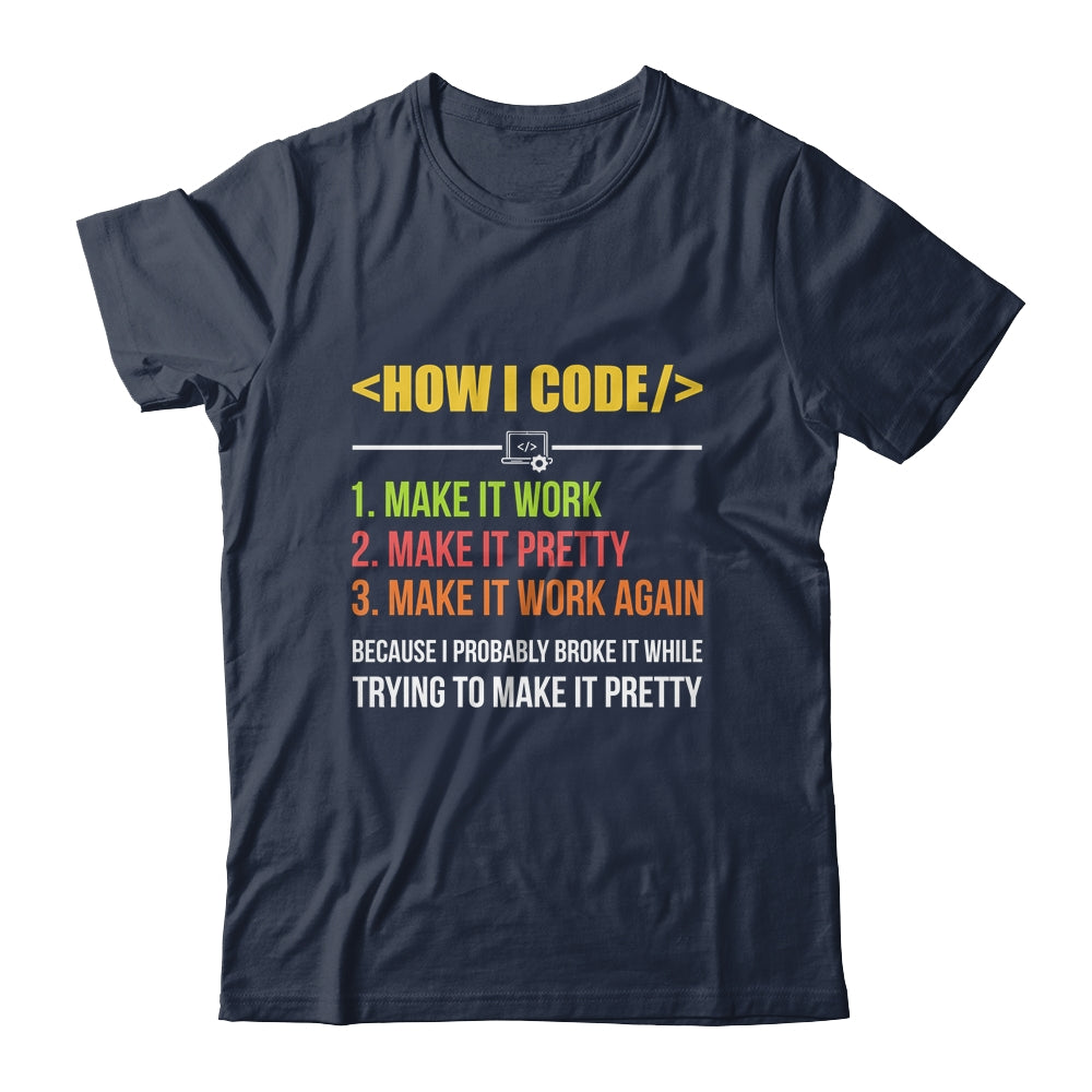 Programmer Coder Funny Design Developer Programming Coding Shirt & Hoodie | siriusteestore