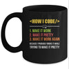 Programmer Coder Funny Design Developer Programming Coding Mug | siriusteestore