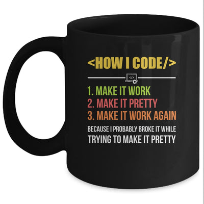 Programmer Coder Funny Design Developer Programming Coding Mug | siriusteestore