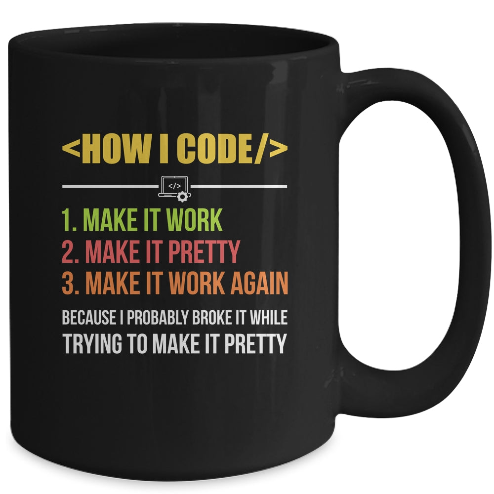 Programmer Coder Funny Design Developer Programming Coding Mug | siriusteestore
