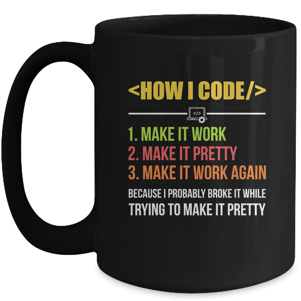 Programmer Coder Funny Design Developer Programming Coding Mug | siriusteestore