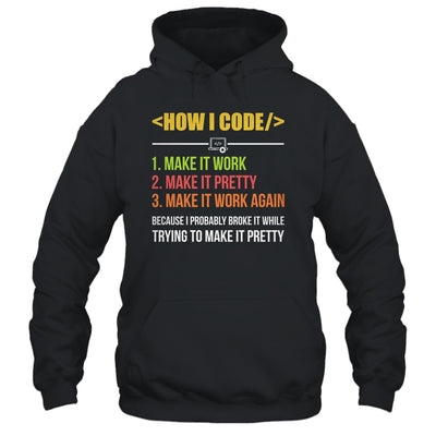Programmer Coder Funny Design Developer Programming Coding Shirt & Hoodie | siriusteestore