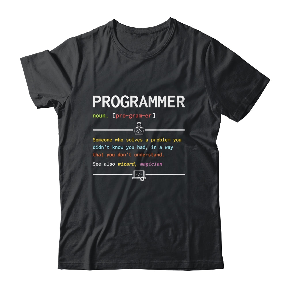 Programming Funny Computer Geek Definition Programmer Shirt & Hoodie | siriusteestore