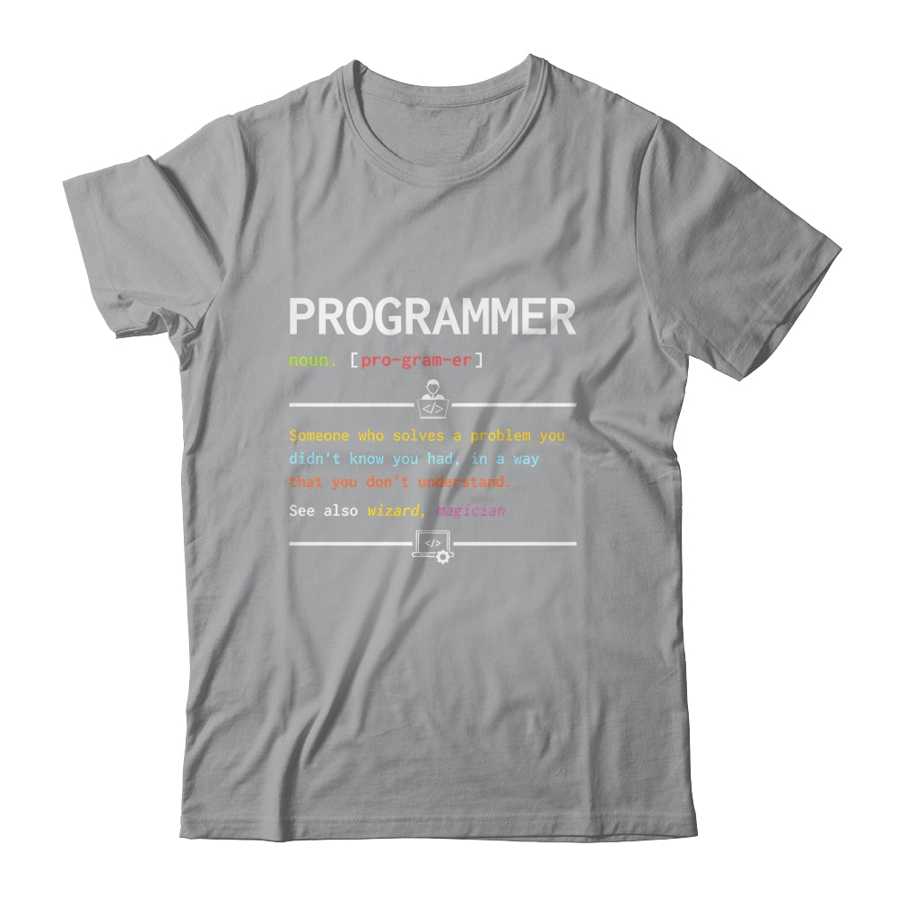 Programming Funny Computer Geek Definition Programmer Shirt & Hoodie | siriusteestore