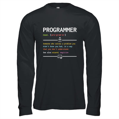 Programming Funny Computer Geek Definition Programmer Shirt & Hoodie | siriusteestore