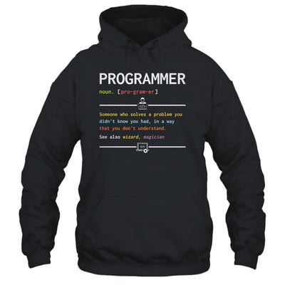 Programming Funny Computer Geek Definition Programmer Shirt & Hoodie | siriusteestore