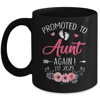Promoted To Aunt Again Est 2025 Mothers Day Mug | siriusteestore