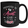 Promoted To Aunt Again Est 2025 Mothers Day Mug | siriusteestore