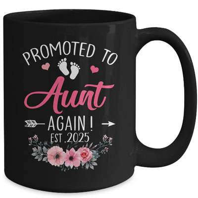 Promoted To Aunt Again Est 2025 Mothers Day Mug | siriusteestore