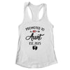 Promoted To Aunt Est 2025 First Time Mothers Day Shirt & Tank Top | siriusteestore