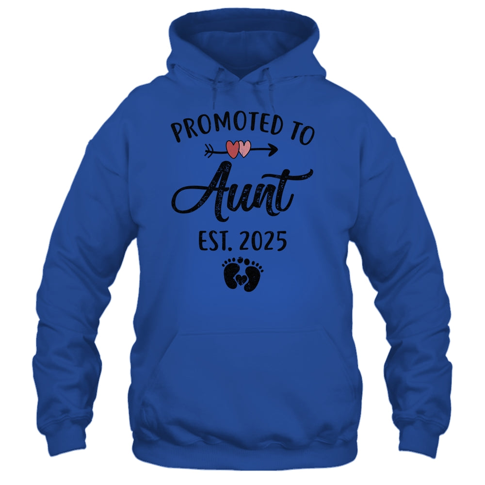 Promoted To Aunt Est 2025 First Time Mothers Day Shirt & Tank Top | siriusteestore