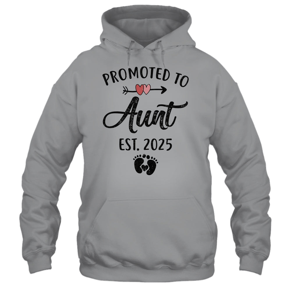 Promoted To Aunt Est 2025 First Time Mothers Day Shirt & Tank Top | siriusteestore