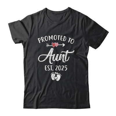 Promoted To Aunt Est 2025 Funny First Time Mothers Day Shirt & Tank Top | siriusteestore