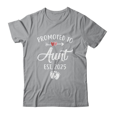 Promoted To Aunt Est 2025 Funny First Time Mothers Day Shirt & Tank Top | siriusteestore