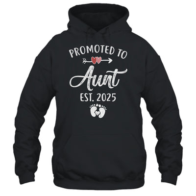 Promoted To Aunt Est 2025 Funny First Time Mothers Day Shirt & Tank Top | siriusteestore