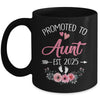 Promoted To Aunt Est 2025 Mothers Day First Time Mug | siriusteestore