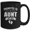 Promoted To Aunt Est 2025 Mothers Day First Time New Aunt Mug | siriusteestore