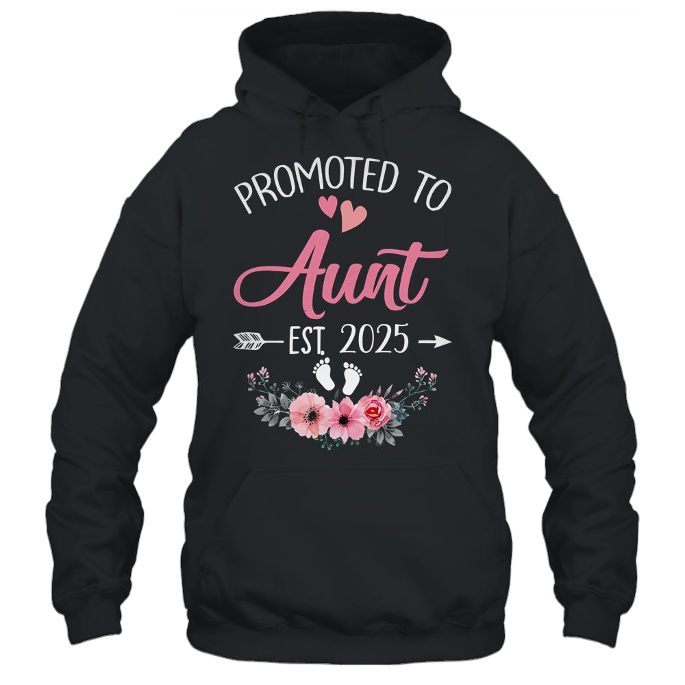 Promoted To Aunt Est 2025 Mothers Day First Time Shirt & Tank Top | siriusteestore