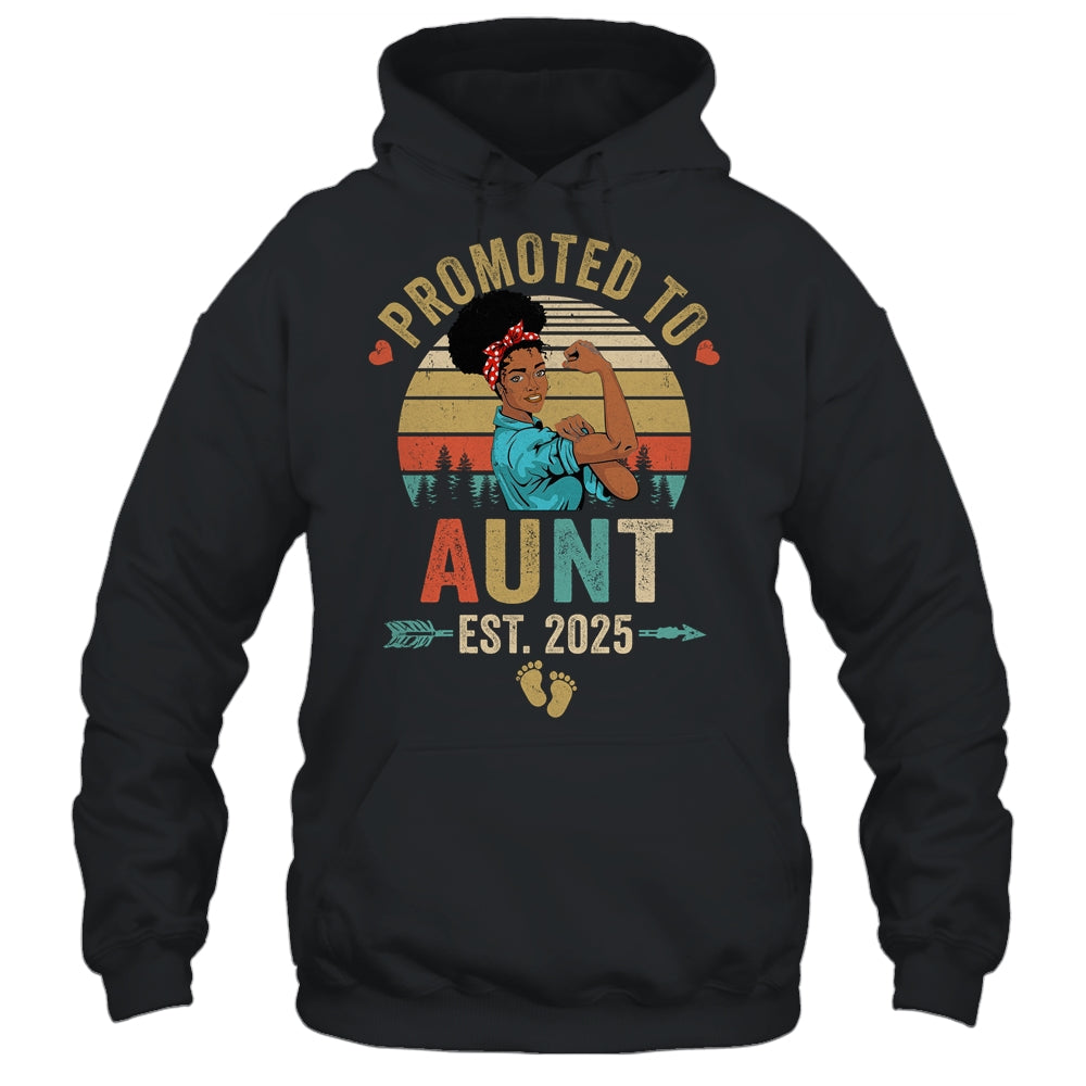 Promoted To Aunt Est 2025 Vintage First Time Aunt Shirt & Tank Top | siriusteestore