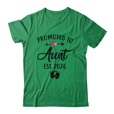 Promoted To Aunt Est 2026 First Time Mothers Day Shirt & Hoodie | siriusteestore