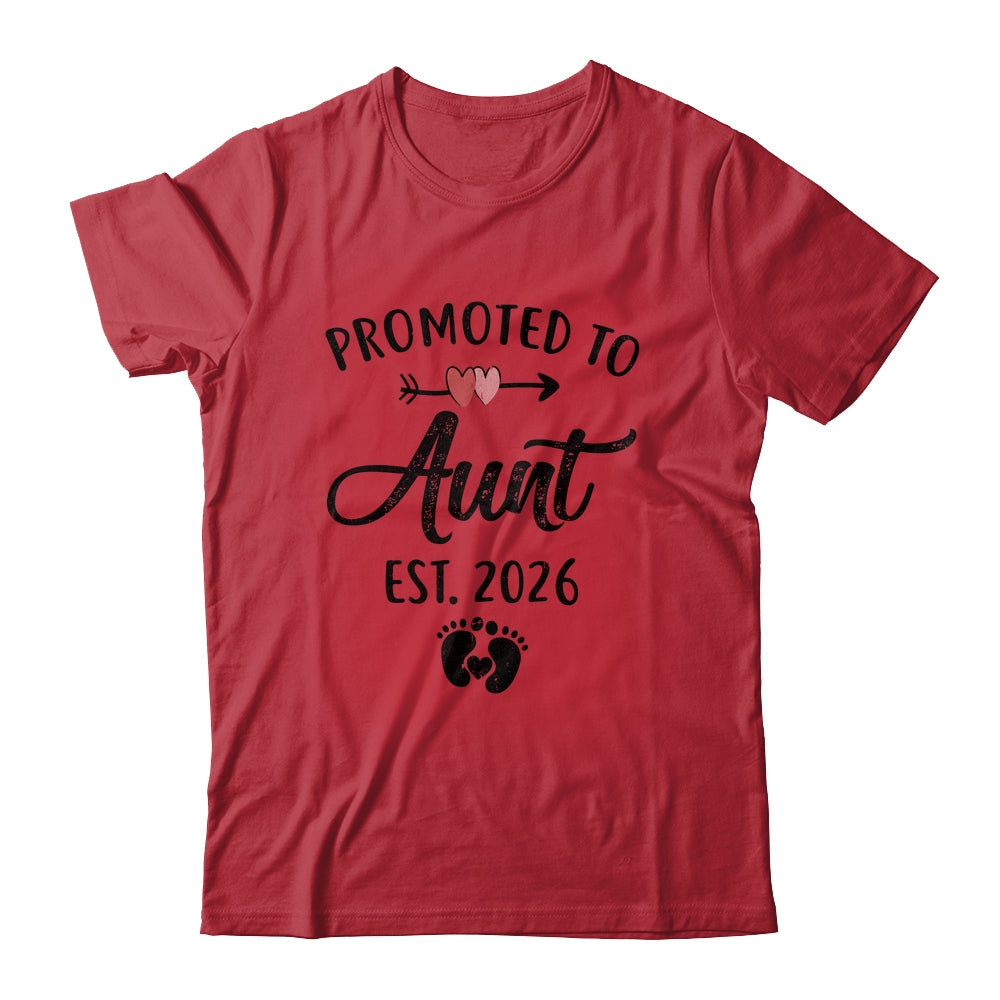Promoted To Aunt Est 2026 First Time Mothers Day Shirt & Hoodie | siriusteestore