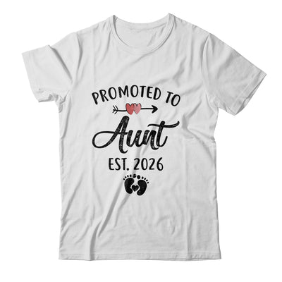 Promoted To Aunt Est 2026 First Time Mothers Day Shirt & Hoodie | siriusteestore