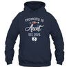 Promoted To Aunt Est 2026 Funny First Time Mothers Day Shirt & Hoodie | siriusteestore