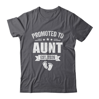 Promoted To Aunt Est 2026 Mothers Day First Time New Aunt Shirt & Hoodie | siriusteestore