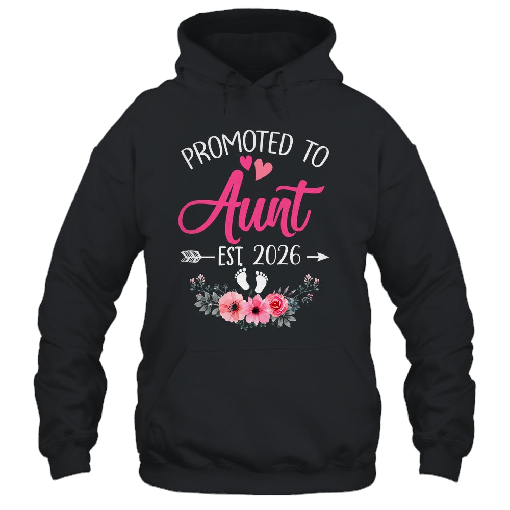Promoted To Aunt Est 2026 Mothers Day First Time Shirt & Tank Top | siriusteestore
