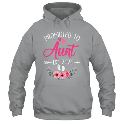 Promoted To Aunt Est 2026 Mothers Day First Time Shirt & Tank Top | siriusteestore