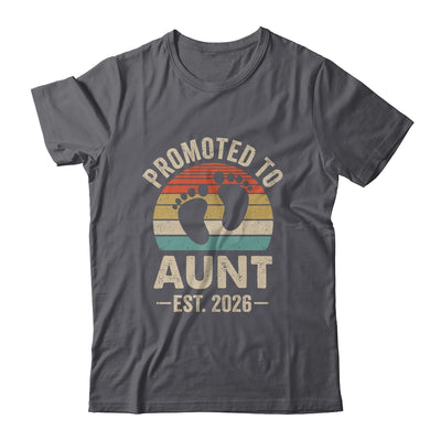 Promoted To Aunt Est 2026 Mothers Day Vintage Shirt & Hoodie | siriusteestore