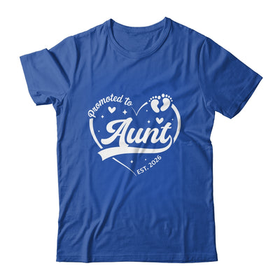 Promoted To Aunt Est 2026 Soon To Be New Grandmom Heart Shirt & Tank Top | siriusteestore