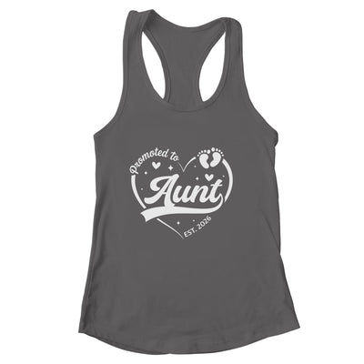 Promoted To Aunt Est 2026 Soon To Be New Grandmom Heart Shirt & Tank Top | siriusteestore