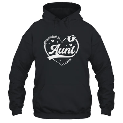 Promoted To Aunt Est 2026 Soon To Be New Grandmom Heart Shirt & Tank Top | siriusteestore