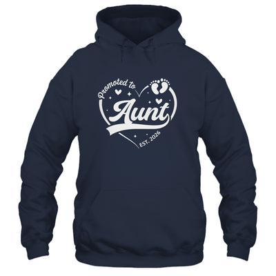 Promoted To Aunt Est 2026 Soon To Be New Grandmom Heart Shirt & Tank Top | siriusteestore