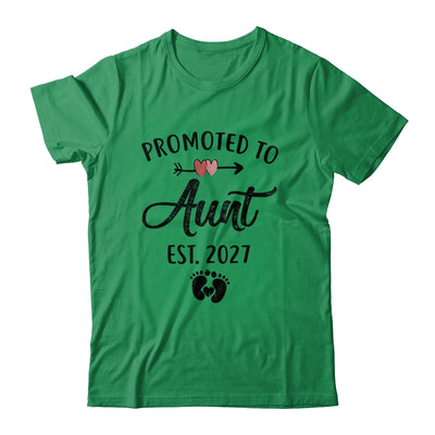 Promoted To Aunt Est 2027 First Time Mothers Day Shirt & Hoodie | siriusteestore