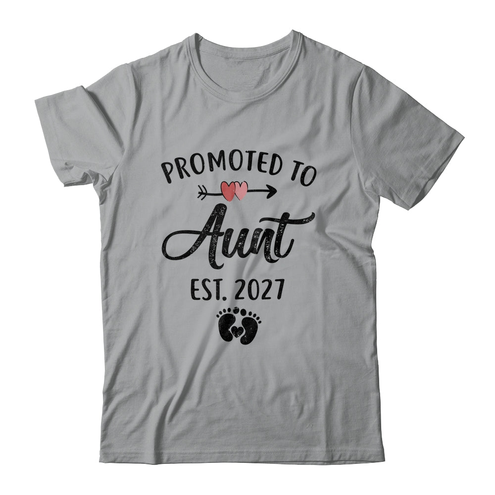 Promoted To Aunt Est 2027 First Time Mothers Day Shirt & Hoodie | siriusteestore