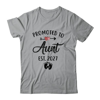 Promoted To Aunt Est 2027 First Time Mothers Day Shirt & Hoodie | siriusteestore