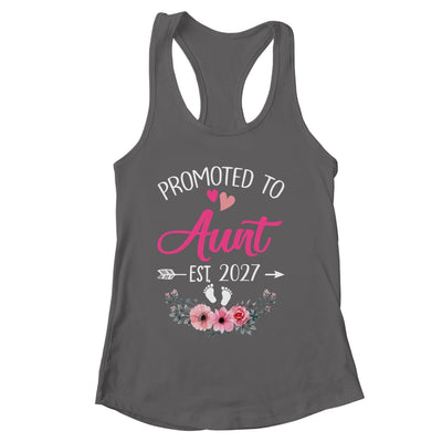 Promoted To Aunt Est 2027 Mothers Day First Time Shirt & Tank Top | siriusteestore