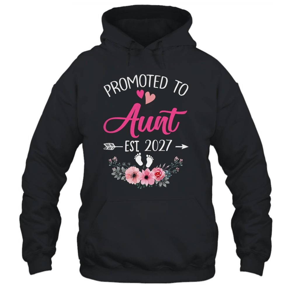 Promoted To Aunt Est 2027 Mothers Day First Time Shirt & Tank Top | siriusteestore