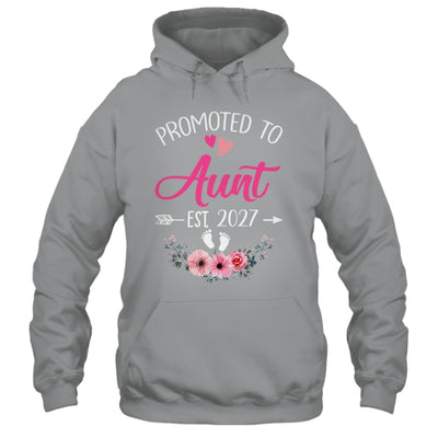 Promoted To Aunt Est 2027 Mothers Day First Time Shirt & Tank Top | siriusteestore