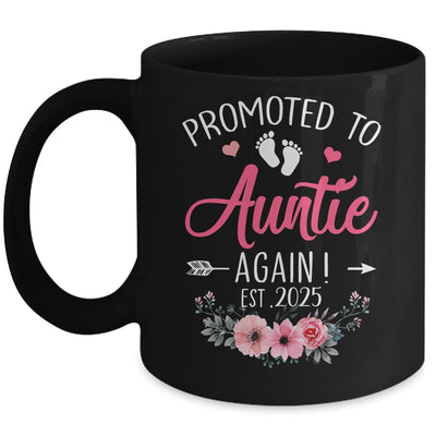 Promoted To Auntie Again Est 2025 Mothers Day Mug | siriusteestore