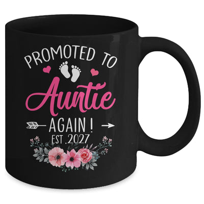 Promoted To Auntie Again Est 2027 Mothers Day Mug | siriusteestore