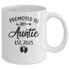 Promoted To Auntie Est 2025 First Time Mothers Day Mug | siriusteestore