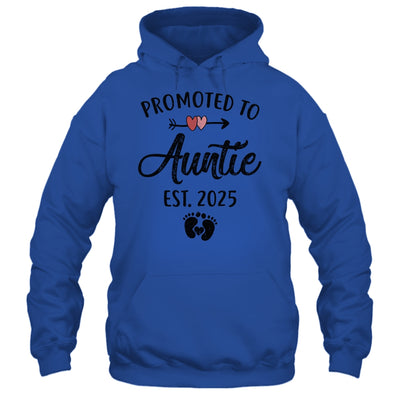 Promoted To Auntie Est 2025 First Time Mothers Day Shirt & Tank Top | siriusteestore