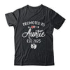 Promoted To Auntie Est 2025 Funny First Time Mothers Day Shirt & Tank Top | siriusteestore
